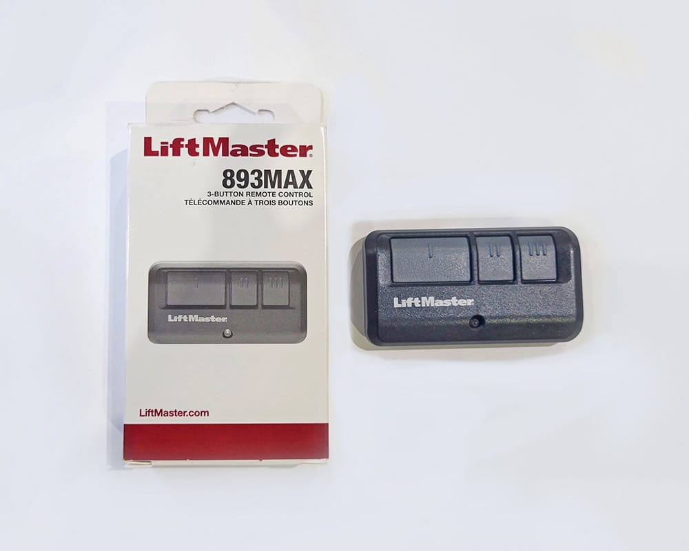 thumbnail interactive-video image 1 of LiftMaster 373LM Security+ 3-Button Garage Door Opener Remote – 315MHz, Works With Chamberlain, Includes Batteries 1 of 3